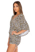Luli Fama Wild Side  V-NECK DRESS